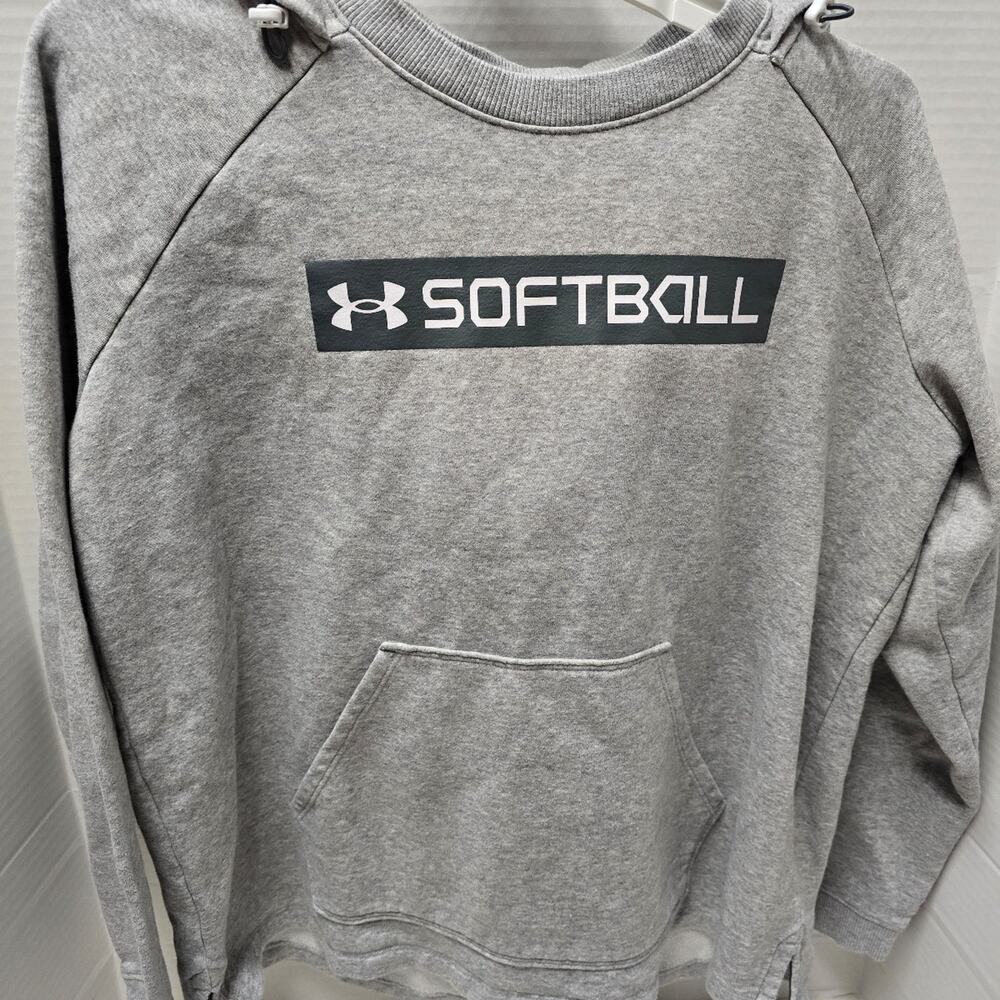 Under Armour Women's Softball Hoodie in gray sz L